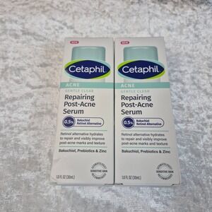 Cetaphil Acne Gentle Clear Repairing Post Acne Serum 1.0 fl oz Bakuchiol (2Pk)